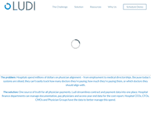 Tablet Screenshot of ludiinc.com